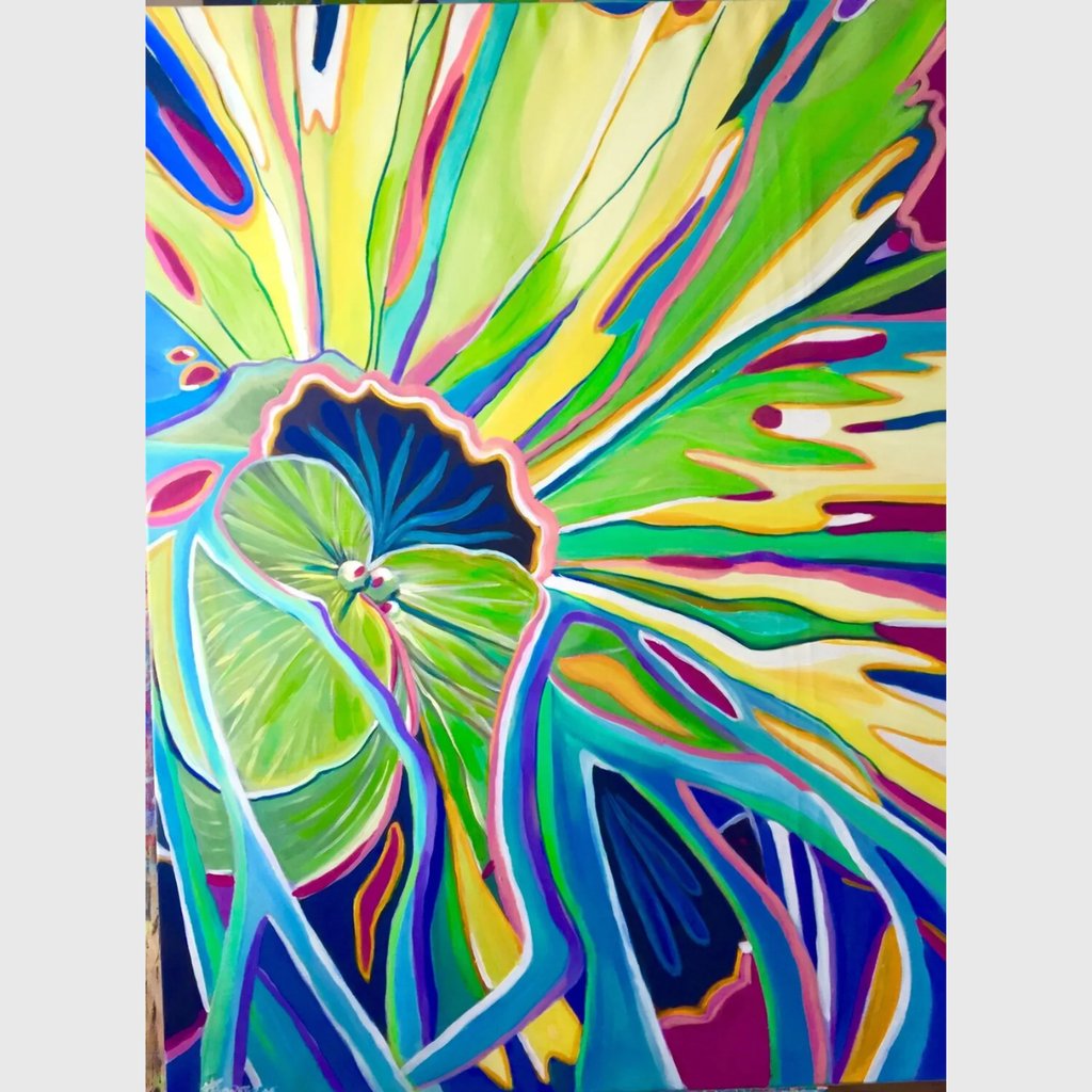 painting/peinture/plant/plante/spring/printemps/multicolor/colors/figurative/art/deco/contemporain